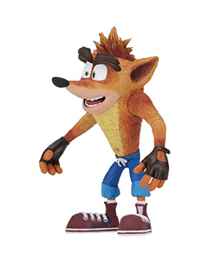 NECA 41050 Crash Bandicoot Figura de acción, Multicolor