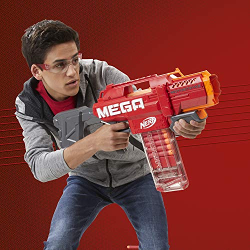 Nerf Motostryke motorizada Incluye Mega y Cargador de 10 Dardos de Clip, niños, jóvenes y Adultos, Color (Hasbro E6474EU4)