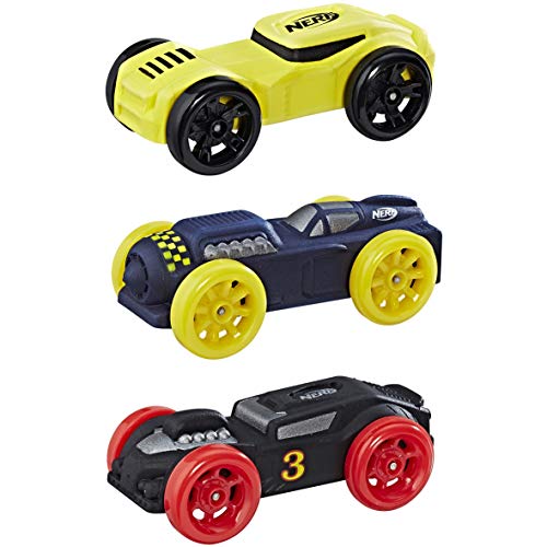 Nerf Nitro C0774EU40, Paquete 3 coches, surtido: modelos aleatorios