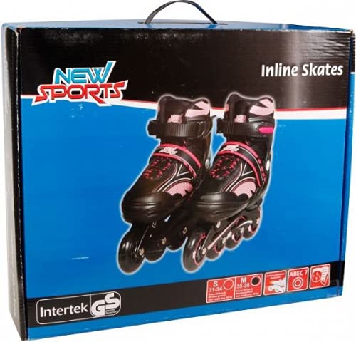 Ningbo Huisheng Sp/outdoor Goods Company New Sports ABEC 7 - Patines en línea (Talla 35-38), Color Rosa