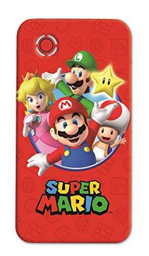 Nintendo Super Mario Luigi Power Bank de carga rápida Batería externa portátil 10000 mAh, Acumulador externo power delivery, compatibilidad universal, teléfonos inteligentes, tabletas, consolas, cabl