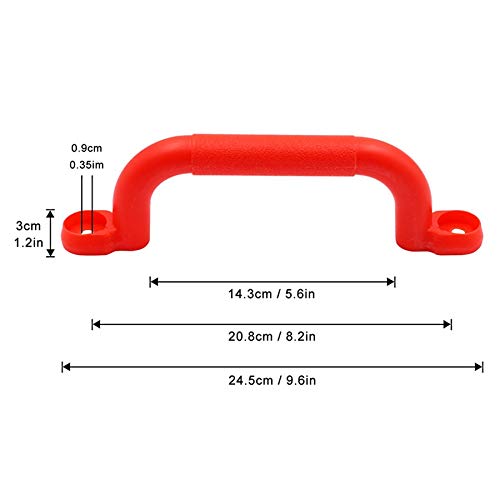 Noblik 1 parque de juegos para niños con mango antideslizante, kit de montaje, estructuras de escalada, escaleras GellNder, columpio exterior, juguetes deportivos, accesorios