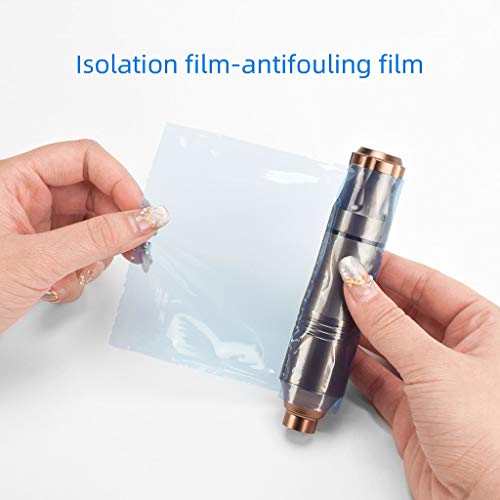 Nobranded 1200 Piezas/Rollo de película Protectora Sanitaria Impermeable desechable para máquina de Tatuaje Bolsas de protección con Tatuaje Oral - Azul