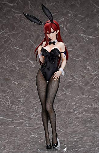 Nuevo Movible 47CM 1/4 Escala Anime Japonés FAIRY TAIL FREEing B-style Beautiful Girl's Erza Scarlet BUNNY Postura Pie Ver PVC Figura Acción Colección Adornos Escritorio Estatua Modelo Muñeca Regalo R