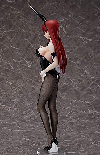 Nuevo Movible 47CM 1/4 Escala Anime Japonés FAIRY TAIL FREEing B-style Beautiful Girl's Erza Scarlet BUNNY Postura Pie Ver PVC Figura Acción Colección Adornos Escritorio Estatua Modelo Muñeca Regalo R