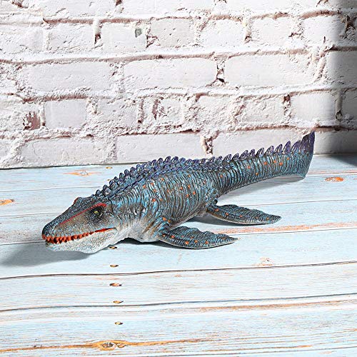 Nunafey Juguete de Figura de Dinosaurio Marino, Dinosaurio de Juguete Decorativo, decoración del hogar para Regalos de cumpleaños de KDS(JZ Solid Big Dragon (Mouth Movable))