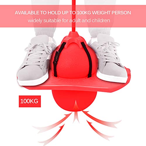 One plus one Moonhopper Hopper Pogo Ball, Tablero de Equilibrio de Pelota Jump Fitness Planet Juguetes para Saltar promueven la coordinación del Equilibrio del Desarrollo esquelético,Rosado