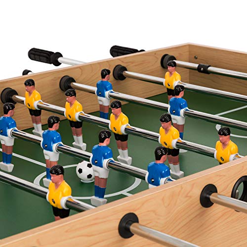 Oneconcept Game-Star - Mesa multijuegos, Mesa multijuegos Adultos con Altura Regulable, Mesa futbolín multijuegos con Reglas de Juego detalladas, 105 x 71 x 58 cm, Incluye 15 Juegos, Antracita