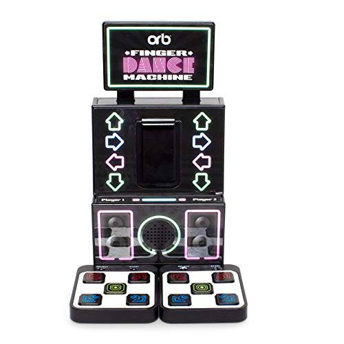 ORB- Retro Games Arcade Finger Dance Mat Handheld Console Machine Compatible con iPhone, Samsung y Otros Smartphones, Color: (Magnum Brands Group OR-FINGDNCE)