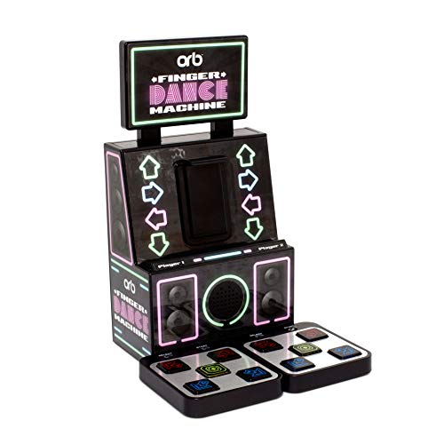 ORB- Retro Games Arcade Finger Dance Mat Handheld Console Machine Compatible con iPhone, Samsung y Otros Smartphones, Color: (Magnum Brands Group OR-FINGDNCE)