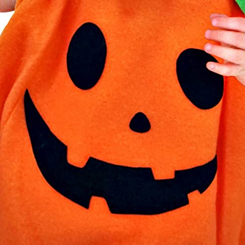 OUHO Disfraz de calabaza para bebé, disfraz de Halloween, disfraz de carnaval, mono con gorro (talla L)