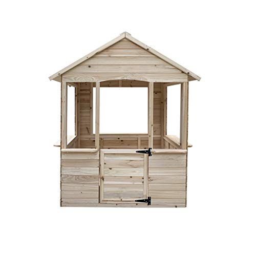 Outdoor Toys Casita ADELE. Dimensiones 120 X 108 X 138 cm, Madera de Pino, multicolor (Kovyx Outdoor Amazon ES KNH1000)