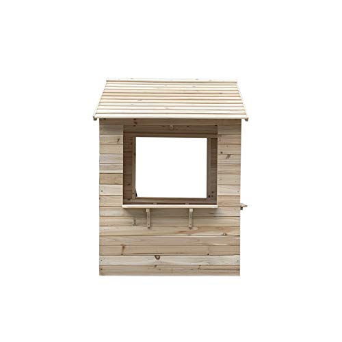 Outdoor Toys Casita ADELE. Dimensiones 120 X 108 X 138 cm, Madera de Pino, multicolor (Kovyx Outdoor Amazon ES KNH1000)