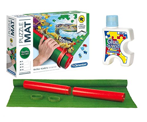 Outletdelocio Pack Puzzle Roll. Tapete Universal para Transportar/Guardar Puzzles + Pegamento Puzzles