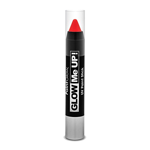 Paint Glow Glow Me Up Pintura UV palo 3 g, color rojo (46137)