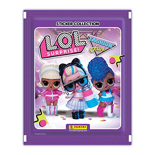 Panini France SA-- Caja de 50 fundas, diseño de LOL SURPRISE, 003876BOX50F , color/modelo surtido