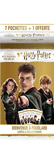 Panini France SA-Harry Harley Potter TC Bienvenidos a Poudlard Blister 7 Fundas + 1 Regalo (004220KBF8)