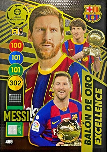 Panini Messi Excellence Balón de Oro Adrenalyn XL 2020-2021