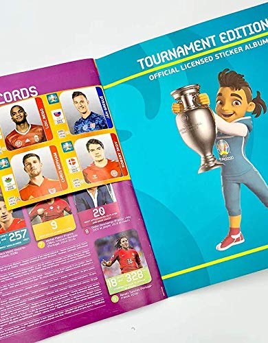 Panini UEFA Euro 2020™ Tournament Edition - 50 bolsas de pegatinas, colección de pegatinas UEFA