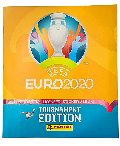 Panini UEFA Euro 2020™ Tournament Edition - 50 bolsas de pegatinas, colección de pegatinas UEFA