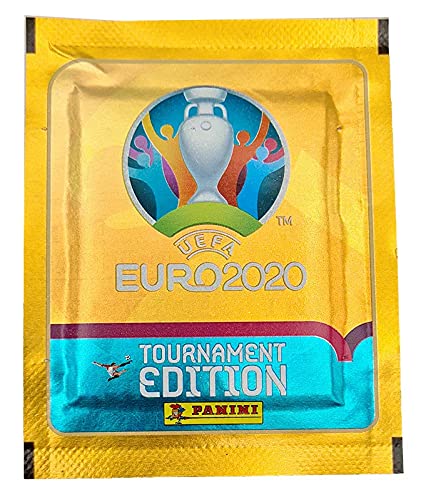 Panini UEFA Euro 2020™ Tournament Edition - 50 bolsas de pegatinas, colección de pegatinas UEFA