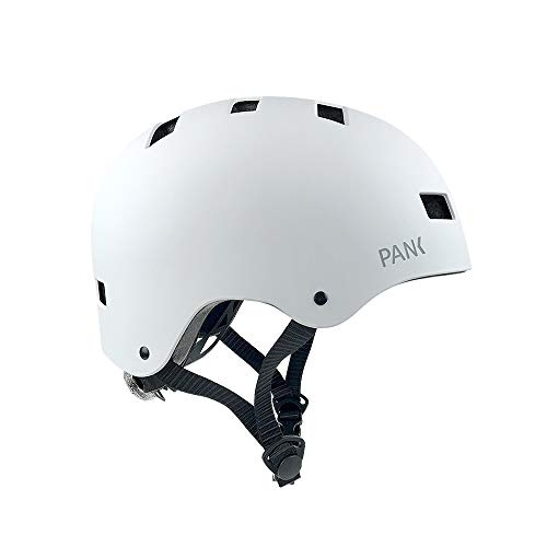 PANK URBAN MOBILITY Casco de Patinete eléctrico Adulto homologado CE, Bicicleta Urbana, Skateboard y Patines. Luz led Posterior. Ajustable, Resistente, Ligero y cómodo.