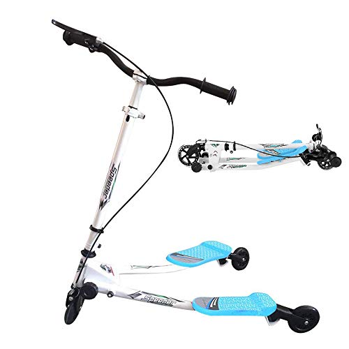 Patinete Scooter de 3 Ruedas Swing Y Fliker Scooter Plegable Altura Ajustable, para Niños de 5 +/Adolescentes/Adultos