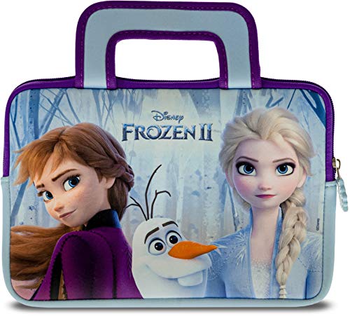 Pebble Gear Disney Frozen 2 Carry Bag - Bolsa Universal de Neopreno para niños en Pixar Frozen 2-Design, para tabletas de 7 "(Fire 7 Kids Edition, Fire HD 8 Case), Cremallera Duradera, Woody y Buzz