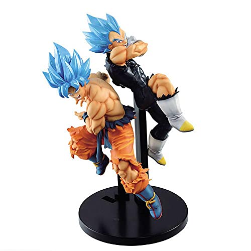 Pelo Azul Son Goku Vegeta 17Cm Dragon Ball Figuras Pop Anime Adornos De ColeccióN para El Hogar-Vegeta