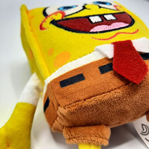 Peluche de Bob Esponja, de Nickelodeon, para niños y niñas, 16 cm, extra suave, lavable