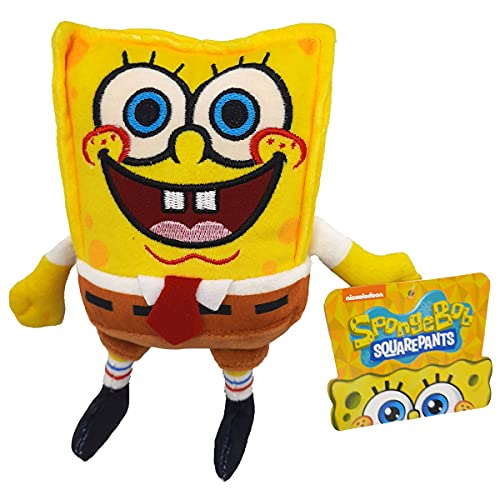 Peluche de Bob Esponja, de Nickelodeon, para niños y niñas, 16 cm, extra suave, lavable