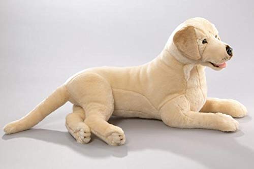 Peluche - Perro Labrador Retriever acostado (Felpa, 65cm) [Juguete] 2269