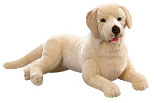 Peluche - Perro Labrador Retriever acostado (Felpa, 65cm) [Juguete] 2269