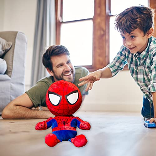 Peluche,Spiderman Juguete de Peluche (27cm),Peluche relleno suave Lindos regalos de peluche peluche juguetes de Spiderman,Rojo