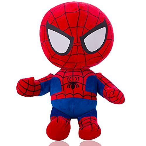 Peluche,Spiderman Juguete de Peluche (27cm),Peluche relleno suave Lindos regalos de peluche peluche juguetes de Spiderman,Rojo