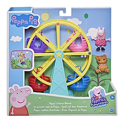 Peppa Pig Adventures Peppa's Ferris Wheel Playset Pre-School Toy para niños a Partir de 3 años (Hasbro F25125L1)