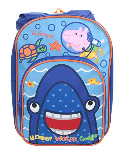 Peppa Pig George Erwin - Mochila de viaje, mochila escolar, bolsa deportiva, bolsa de la gama