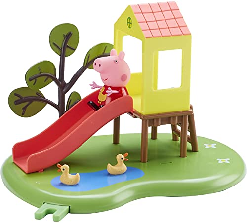 Peppa Pig – Le Toboggan de Peppa – Décor + 1 Mini Figurine