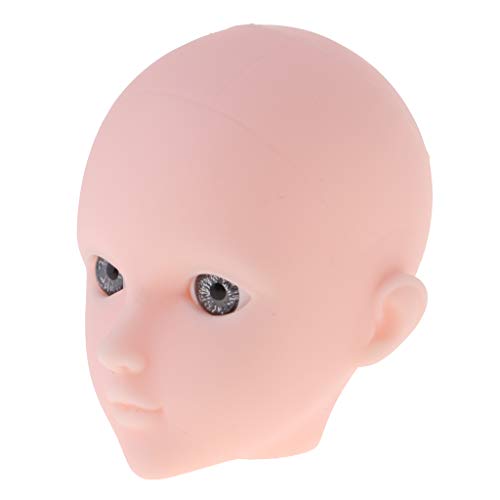 perfeclan Hermosos Ojos Grises Femeninos Sin Cabeza de Maquillaje para 1/6 BJD OB Doll DIY Making Body Parts