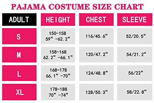 Pijamas de Animales para Disfraces de Adultos Cosplay Franela Anime Winter Warm Christmas Onesie