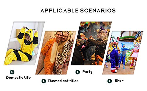 Pijamas Disfraces Onesie Animal Adultos Kigurumi Carnaval Halloween o Fiesta Espectáculo Navideño Mono Cosplay Ropa Interior de Zoológico Invierno Unisex Mujeres y Hombres (Panda, L)