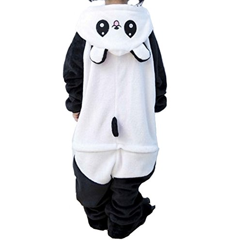 Pijamas Disfraces Onesie Animal Adultos kigurumi Carnaval Halloween o Fiesta Espectáculo Navideño Mono Cosplay Ropa Interior de Zoológico Invierno Unisex Mujeres y Hombres - L - Panda 2