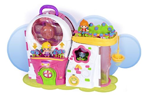 Pinypon Casa de las Flores, incluye dos figuras y mascota, multicolor, 4+ (Famosa 700006805)