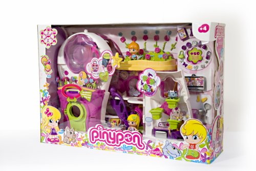 Pinypon Casa de las Flores, incluye dos figuras y mascota, multicolor, 4+ (Famosa 700006805)