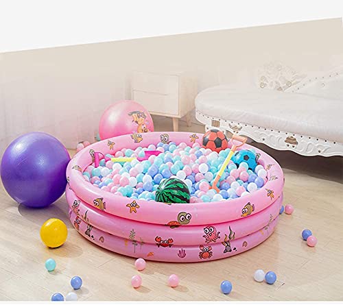 Piscina Hinchable,100X40cm Piscina Niños,Piscina Infantil de 3 Anillos, Piscina Infantil Hinchable,Piscina para Bebés, Bañera Portátil, Piscina Infantil