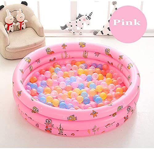 Piscina Hinchable,100X40cm Piscina Niños,Piscina Infantil de 3 Anillos, Piscina Infantil Hinchable,Piscina para Bebés, Bañera Portátil, Piscina Infantil