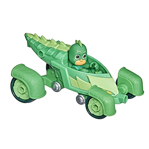 PJ Masks Geckomobil-Juguete Preescolar con Figura de Gecko para niños a Partir de 3 años (Hasbro F21305X1)