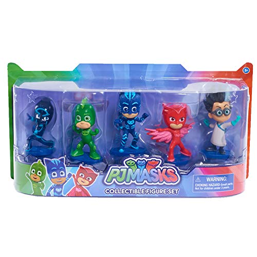 PJ Masks - Pack de 5 figuras (Bandai 24580), surtido: modelos aleatorios