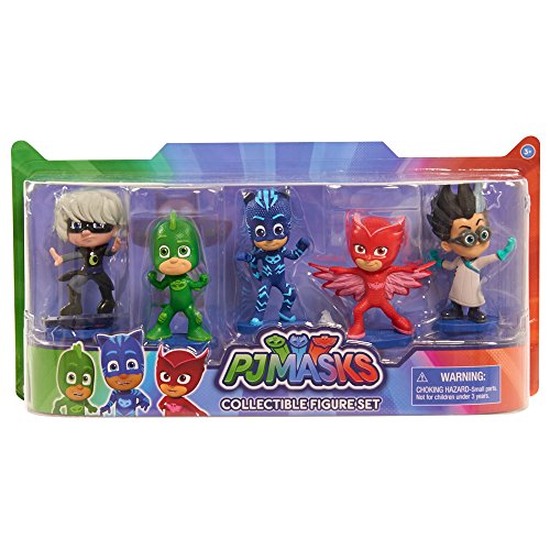 PJ Masks - Pack de 5 figuras (Bandai 24580), surtido: modelos aleatorios