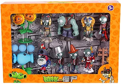 Plantas vs Zombie 2 Juguetes Completo Conjunto para niños Expulsión Anime Muñecas para niños Figura de acción Modelo de Juguete